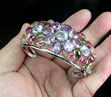 Превосходный браслет с самоцветами Серебро 925