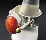 Кольцо с мексиканским огненным опалом Серебро 925