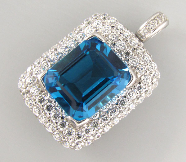 Кулон из коллекции "Sunshine" с топазом