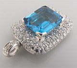 Кулон из коллекции "Sunshine" с топазом Серебро 925