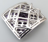 Кулон из коллекции "Sunshine" с аметистами Серебро 925