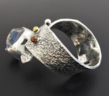 Кольцо с мексиканским кристаллическим опалом Серебро 925