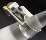 Высокое кольцо с мексиканским опалом Серебро 925