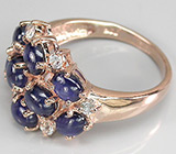 Кольцо из коллекции "Mia" с синими сапфирами и топазами Серебро 925