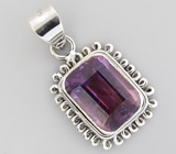 Комплект с аметистами Серебро 925