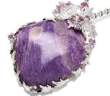 Подвеска "Принцесса Фиалка" Серебро 925