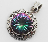 Комплект с мистик-топазами Серебро 925