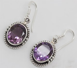 Комплект с аметистами Серебро 925