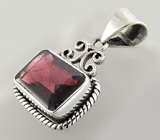 Комплект с родолитами Серебро 925