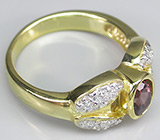 Кольцо из коллекции "Mia" со шпинелью падпараджа Серебро 925