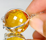 Кулон из коллекции "Perfection" с золотистым цитрином Серебро 925