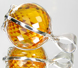 Кулон из коллекции "Perfection" с золотистым цитрином Серебро 925