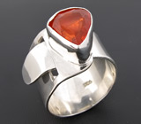 Кольцо с роскошным мексиканским огненным опалом Серебро 925