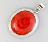 Кулон с кораллом Серебро 925