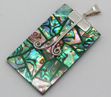 Крупный кулон с абалоном Серебро 925