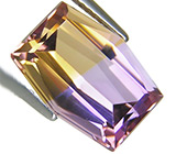 Аметрин эффектной огранки 6,7 карат 