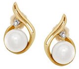 Изящные серьги с жемчугом Золото