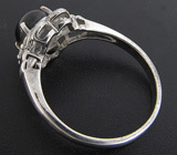 Элегантное кольцо со звездчатым сапфиром Серебро 925