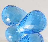 Пара топазов 36,91 карат 