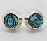 Серьги с абалоном Серебро 925