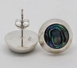 Серьги с абалоном Серебро 925