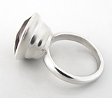 Эффектное кольцо с дымчатым топазом Серебро 925