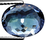 Чистейший полихромный танзанит 3,42 карат 