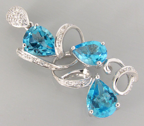 Кулон из коллекции "Sunshine" с топазами