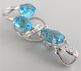 Кулон из коллекции "Sunshine" с топазами Серебро 925