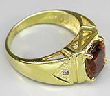 Кольцо из коллекции "Mia" с империал топазом и аметистами Серебро 925