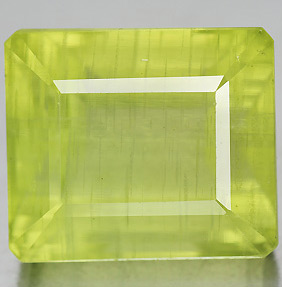Крупный лимонно-желтый берилл 20,26 карат