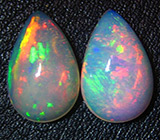 Пара эфиопских опалов 5,39 карат 