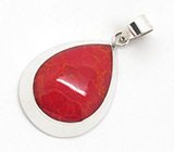 Кулон с кораллом Серебро 925