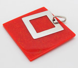 Кулон с кораллом Серебро 925