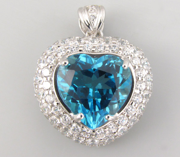 Кулон из коллекции "Sunshine" с топазом