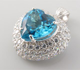 Кулон из коллекции "Sunshine" с топазом Серебро 925