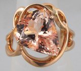 Кольцо с чистейшим морганитом