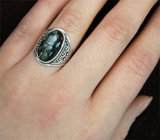 Кольцо с серафинитом Серебро 925