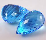 Пара топазов 39,61 карат 