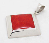 Кулон с кораллом Серебро 925