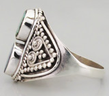 Кольцо с дублет опалами Серебро 925
