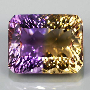 Аметрин лазерной огранки 11,77 карат