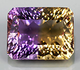 Аметрин лазерной огранки 11,77 карат 