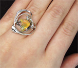 Кольцо с мексиканским опалом Серебро 925