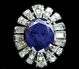 Кольцо с синим сапфиром Серебро 925