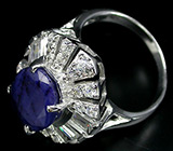 Кольцо с синим сапфиром Серебро 925