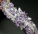 Замечательный браслет с аметистами Серебро 925