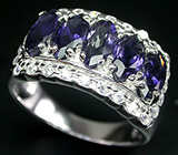 Кольцо из коллекции "Mia" с иолитами Серебро 925