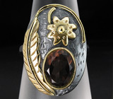 Комплект с дымчатыми топазами Серебро 925