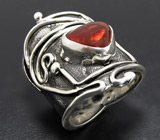 Кольцо с мексиканским огненным опалом Серебро 925
